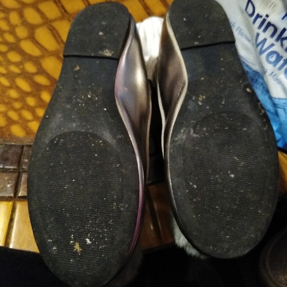 Silver Ballerina Flats - Picture 4 of 5